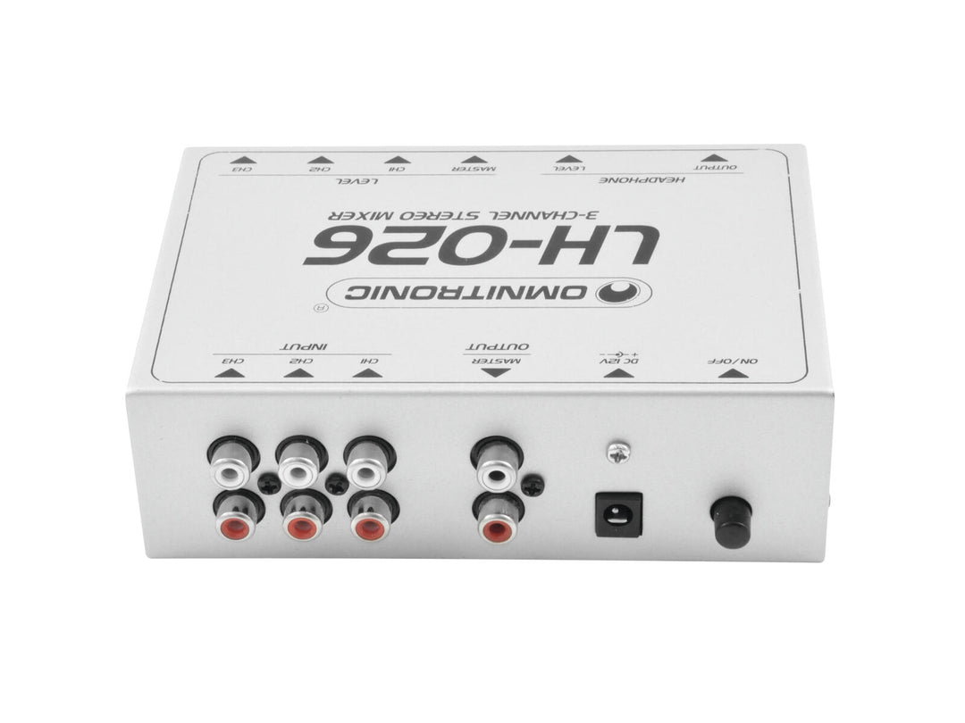 OMNITRONIC LH-026 3-kanals stereomikser