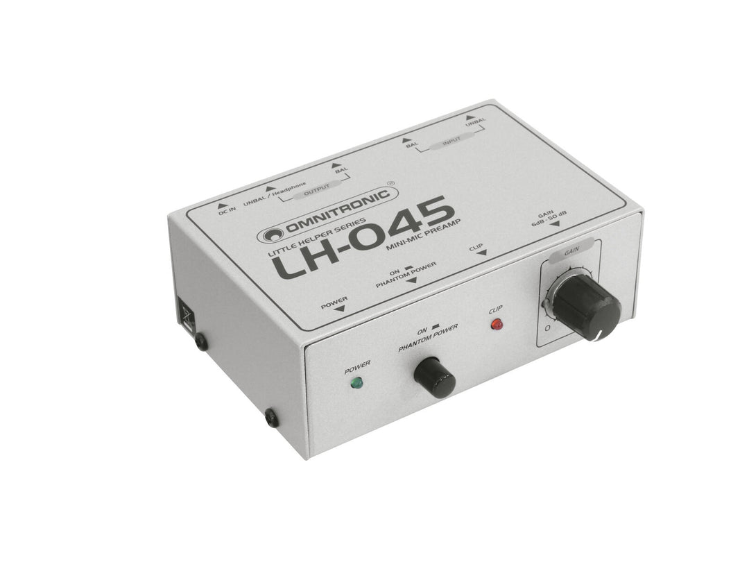 OMNITRONIC LH-045 Mikrofonforforsterker