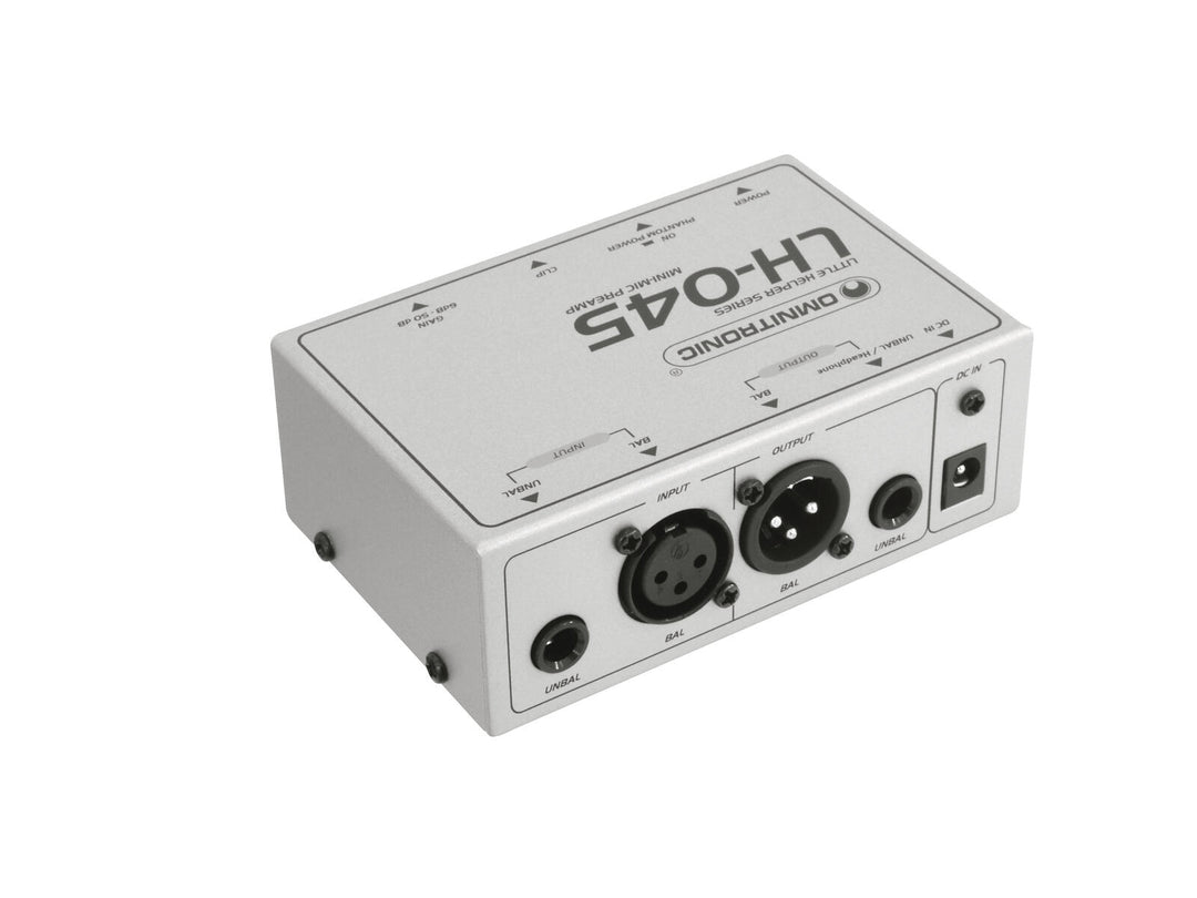 OMNITRONIC LH-045 Mikrofonforforsterker