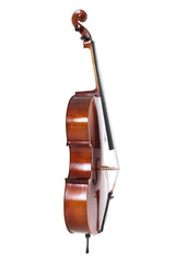 GEWA Ideale cello 1/4, satt opp med massarandubabue og etui