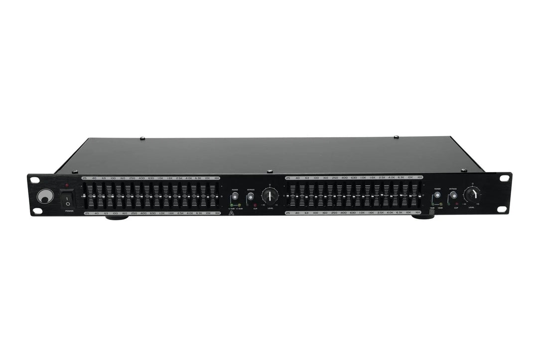 Omnitronic GEQ-2150 2x 15-bånds grafisk equalizer