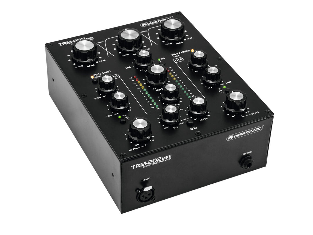 OMNITRONIC TRM-202MK3 2-kanals rotasjonsmikser