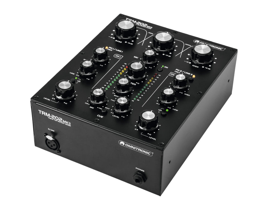 OMNITRONIC TRM-202MK3 2-kanals rotasjonsmikser