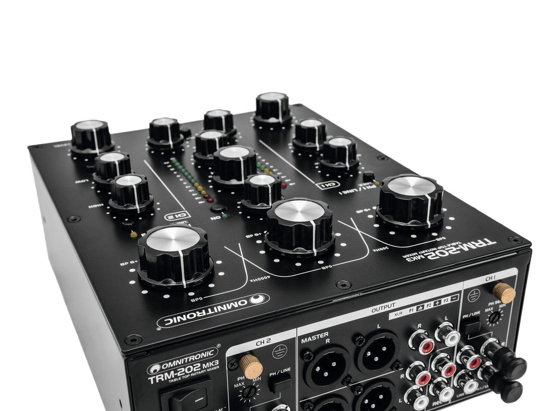 OMNITRONIC TRM-202MK3 2-kanals rotasjonsmikser