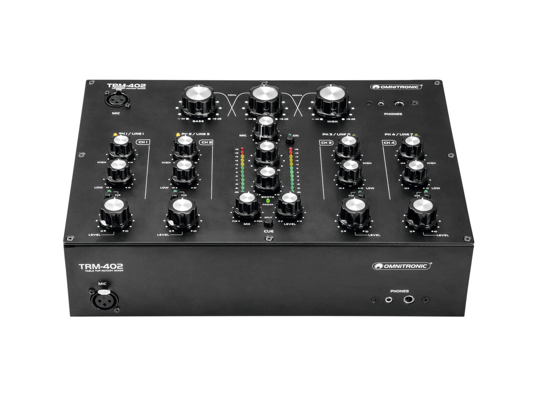 OMNITRONIC TRM-402 4-kanals dreiebordsmikser