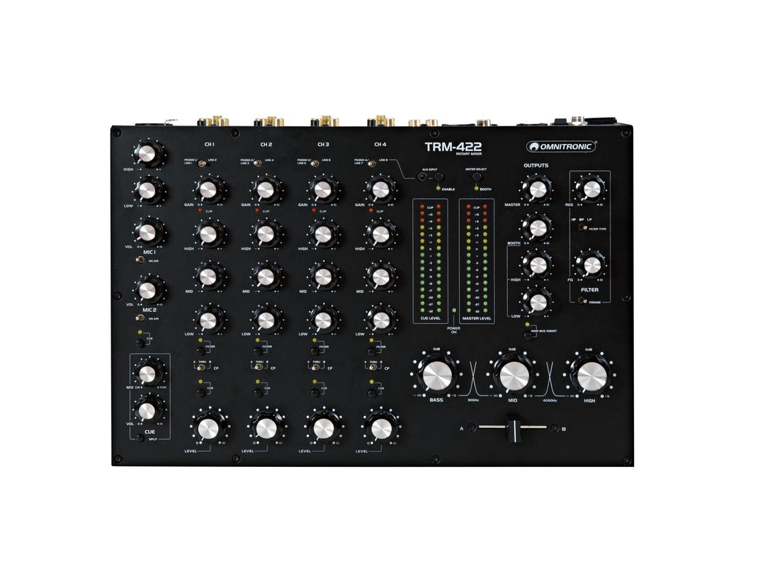 OMNITRONIC TRM-422 4-kanals dreiebordsmikser