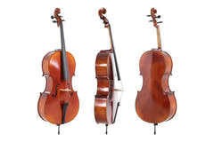 GEWA Ideale cello 1/4, satt opp med Wittner-strengeholder og veske