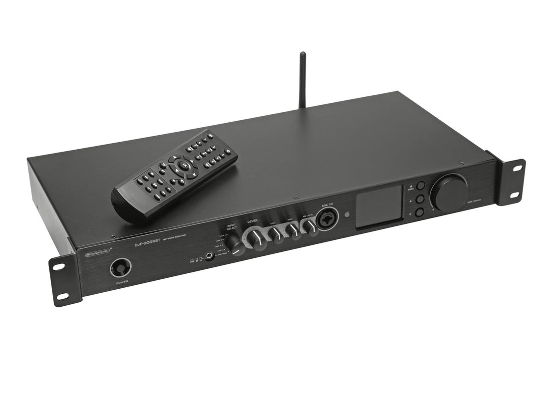 OMNITRONIC DJP-900NET Class D-forsterker med internettradio