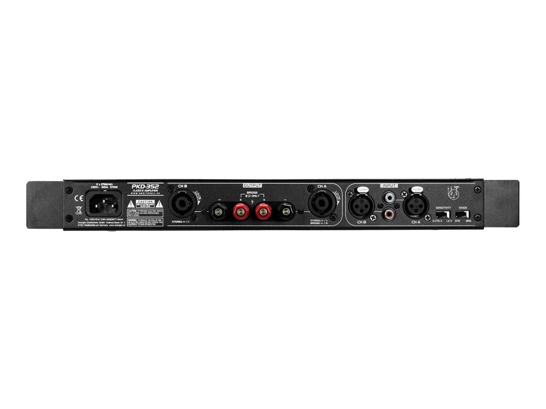 OMNITRONIC PKD-352 Klasse D studioforsterker