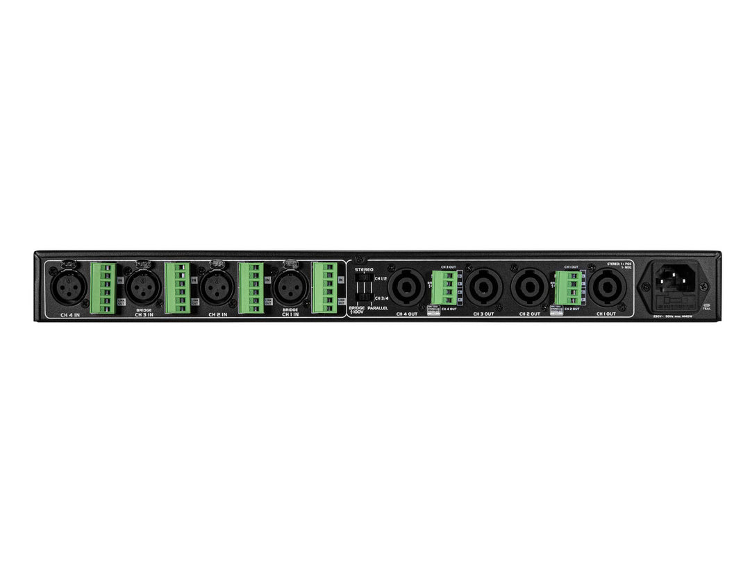 OMNITRONIC XDA-1204 4-kanals klasse D-forsterker