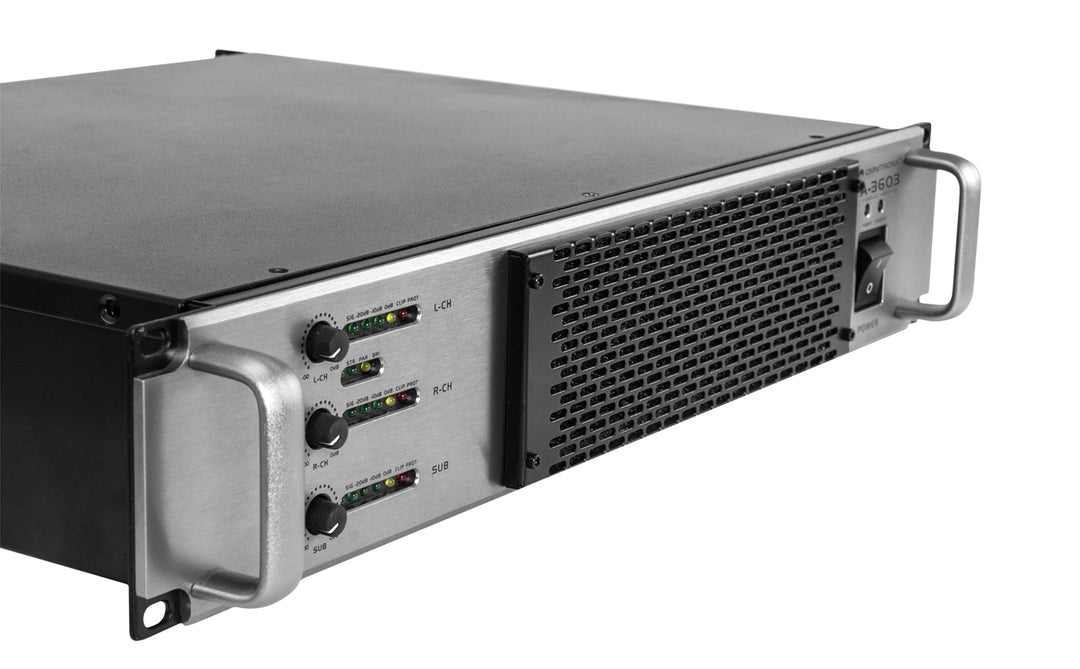 Omnitronic A-3603 Class-D 2.1 forsterker