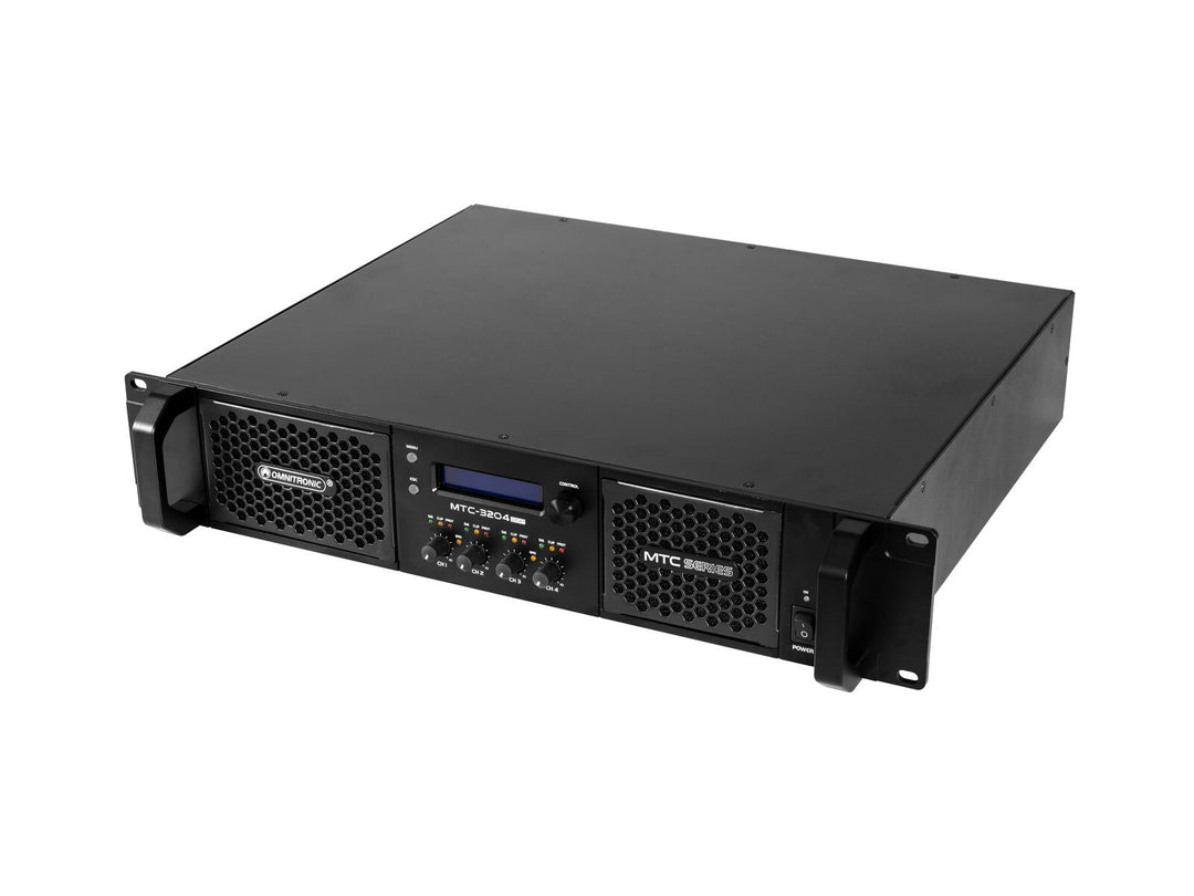 OMNITRONIC MTC-3204DSP 4-kanals forsterker med DSP