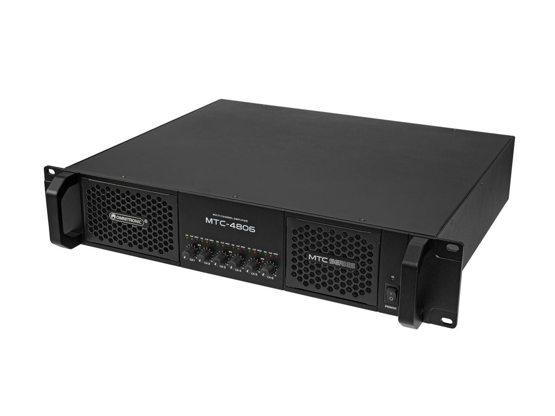 OMNITRONIC MTC-4806 6-kanals forsterker