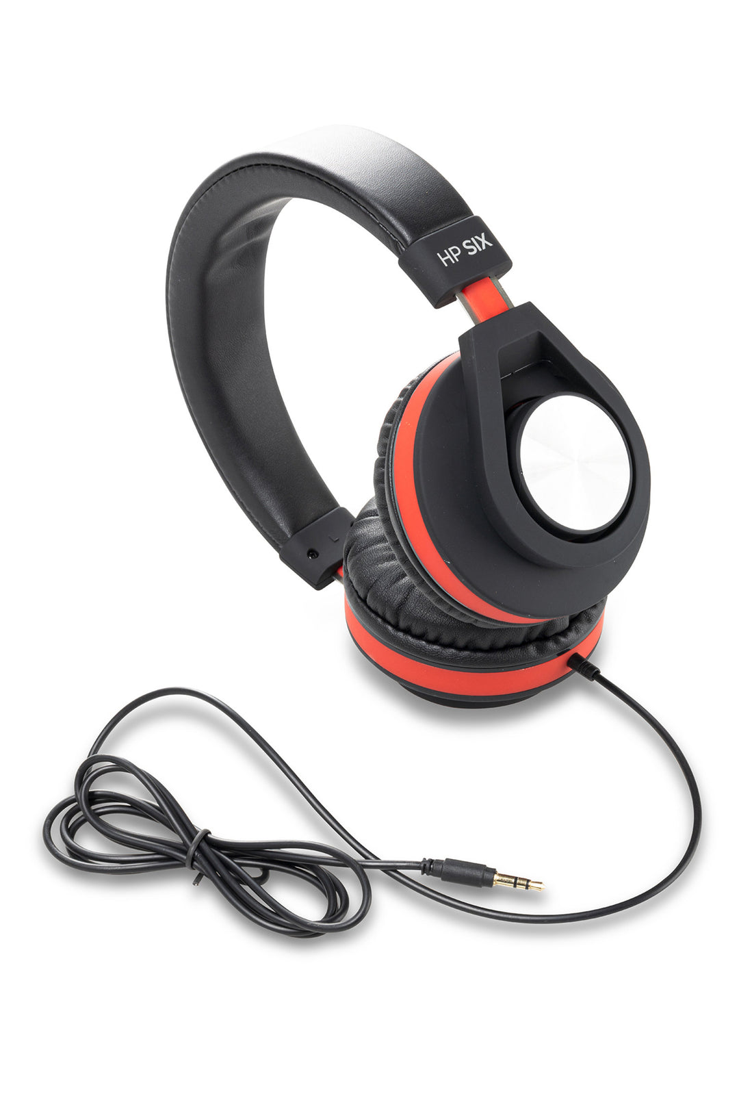 GEWA hodetelefoner HP six - P/U 20 (svart / rød)