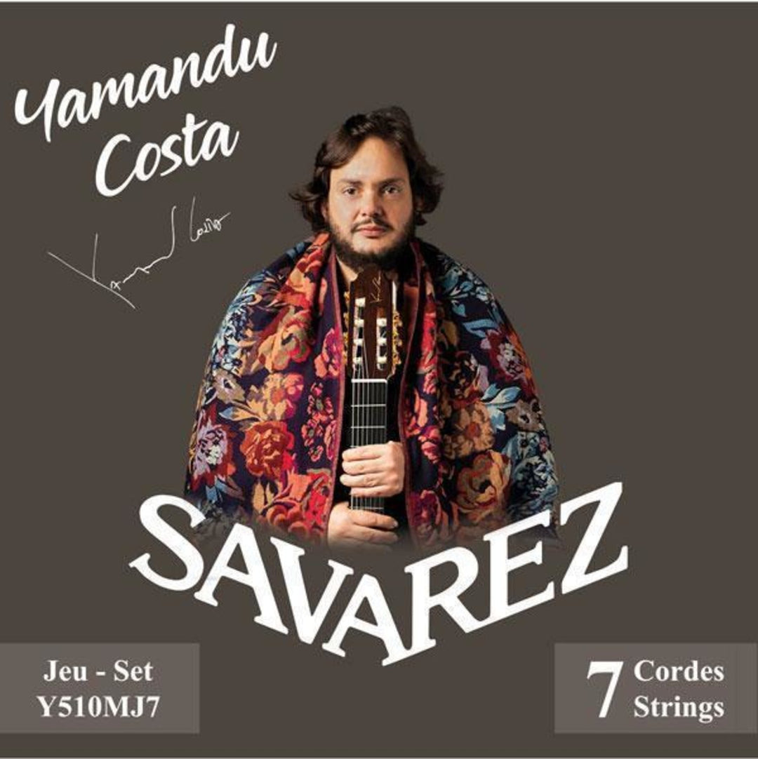Savarez strenger for klassisk Gitarer YAMANDU COSTA 7-string - 7-string high tension (Y510MJ7)
