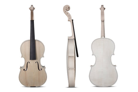 GEWA ulakkert bratsj 38,2 cm (4/4), Stradivari, vakkert flammet