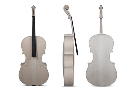 GEWA ulakkert cello 4/4, Guarneri, bedre flammet