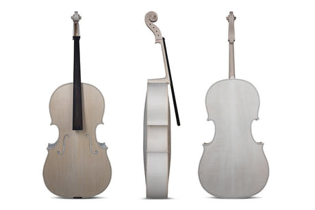 GEWA ulakkert cello 4/4, Paolo Antonio Testore, flott flammet
