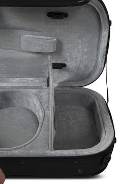 GEWA Pure CVK 01 fiolinkasse 1/2, svart