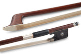 W. E. Dörfler cello-bue i pernambuco, rund stang, sølv