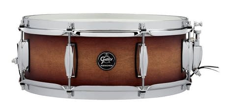 Gretsch Renown Maple skarptromme 14" x 5", Satin Tobacco Burst