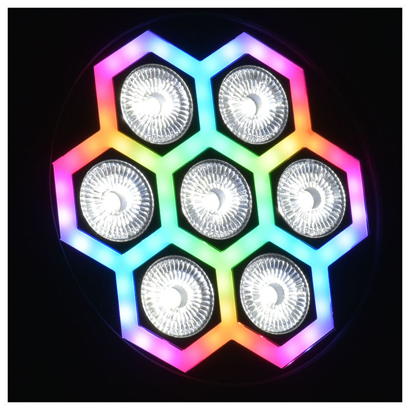 Light4Me FRAME PAR 7x12 LED RGBW lyseffekt
