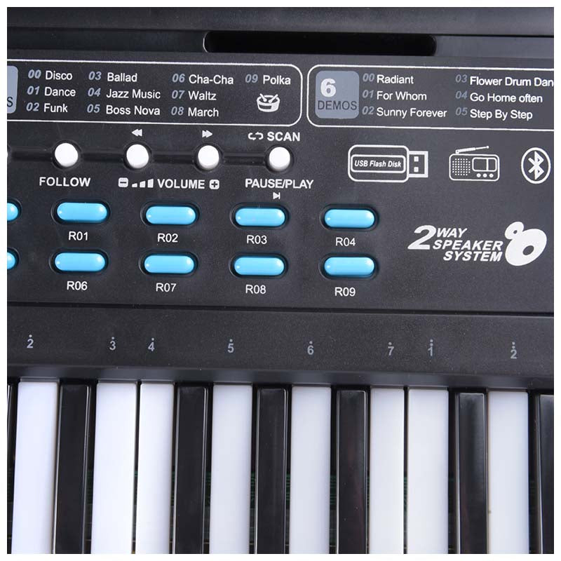 MQ 601 UFB KLAVER orgeltastatur med mikrofon