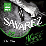 Savarez strenger til akustisk gitar Acoustic - 12-str. Ekstra lett .010 (A240XL)