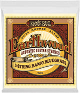 Ernie Ball 2063 Earthwood 80/20 5-strengers Banjo, Bluegrass