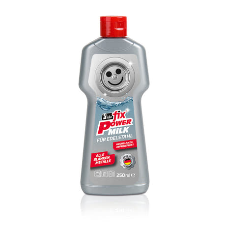 Vido Highglans Milk til rustfritt stål og sølv, 250 ml