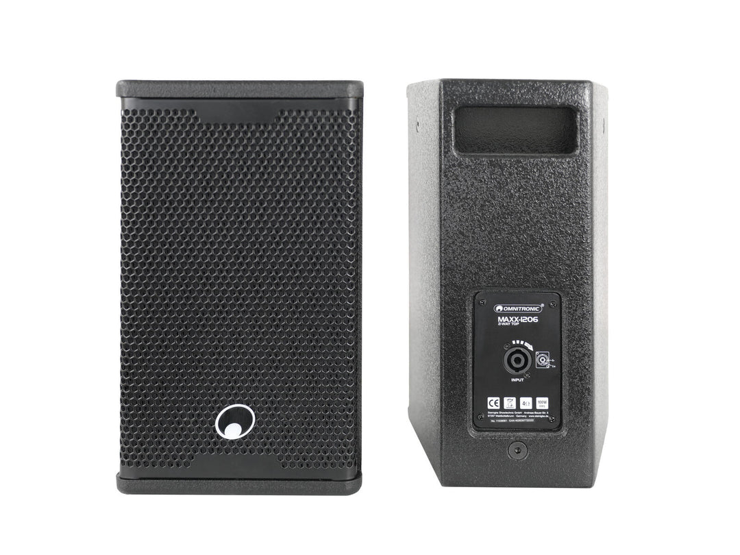 OMNITRONIC MAXX-1206 2-veis topp 6.5" 2x