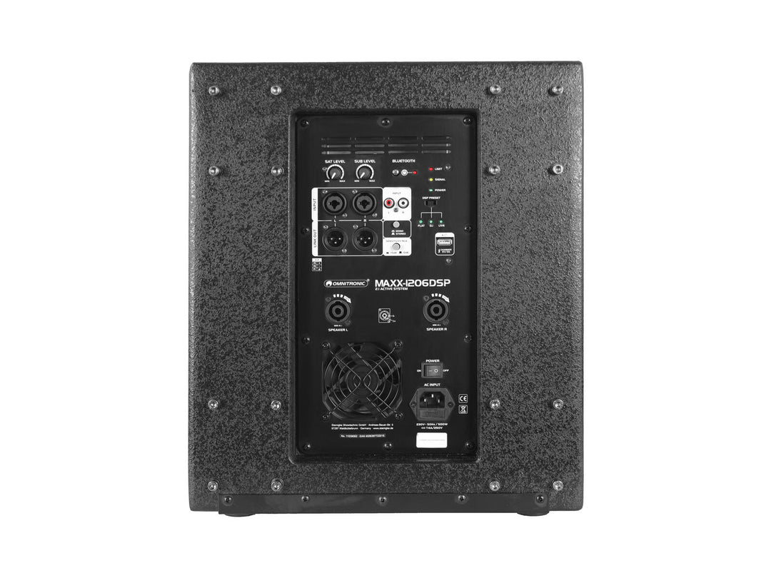 OMNITRONIC MAXX-1206DSP 2.1 aktiv subwoofer 12"