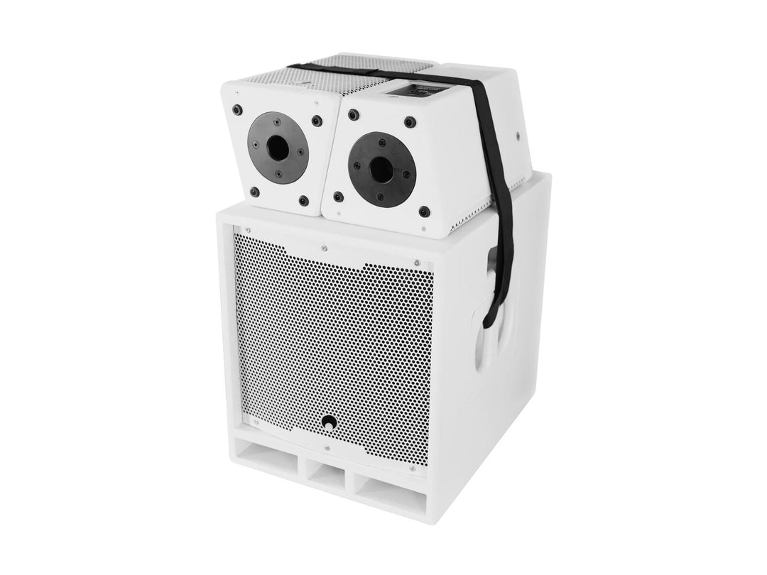 OMNITRONIC MAXX-1206DSP 2.1 aktivt system hvit