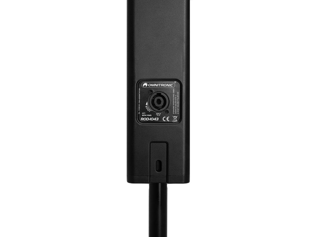OMNITRONIC ROD-1043 aktivt søylehøyttalersystem