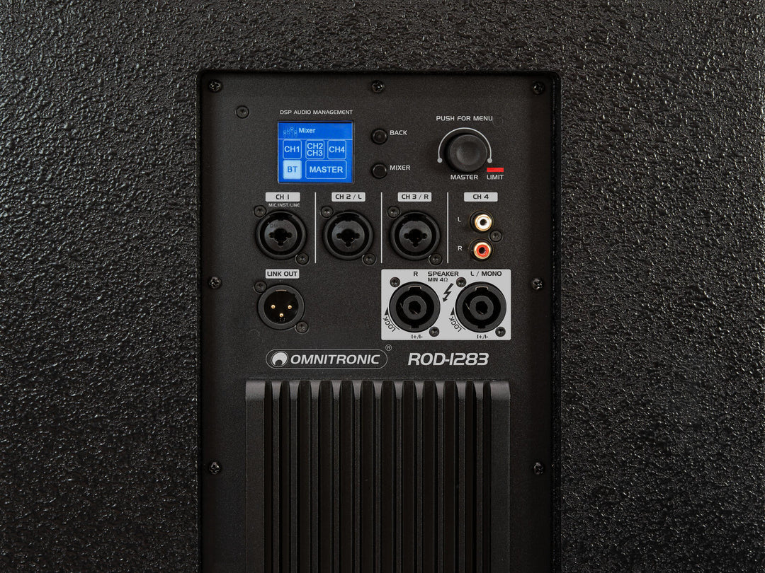 OMNITRONIC ROD-1283 aktivt søylehøyttalersystem