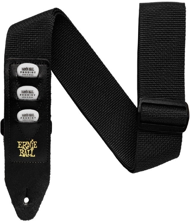 Ernie Ball EB-4039 Pickholder Stropp Svart