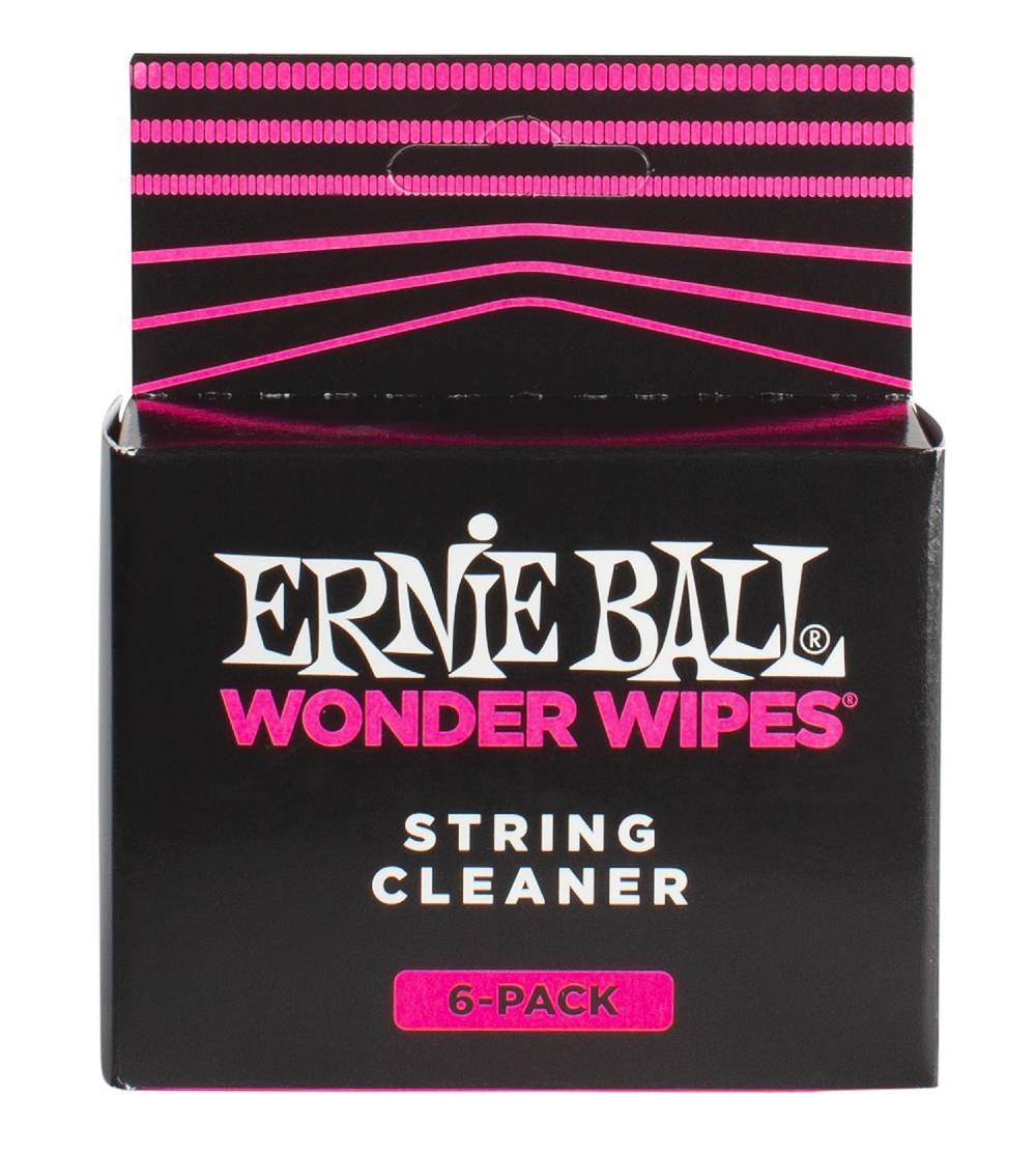 Ernie Ball EB-4277 Wonder Wipes, Streng Rengjøring, 6 stk