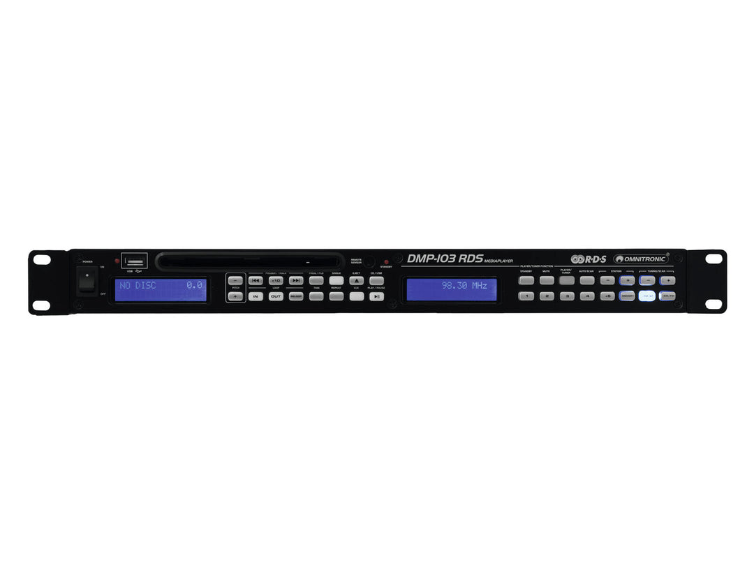 OMNITRONIC DMP-103RDS mediespiller