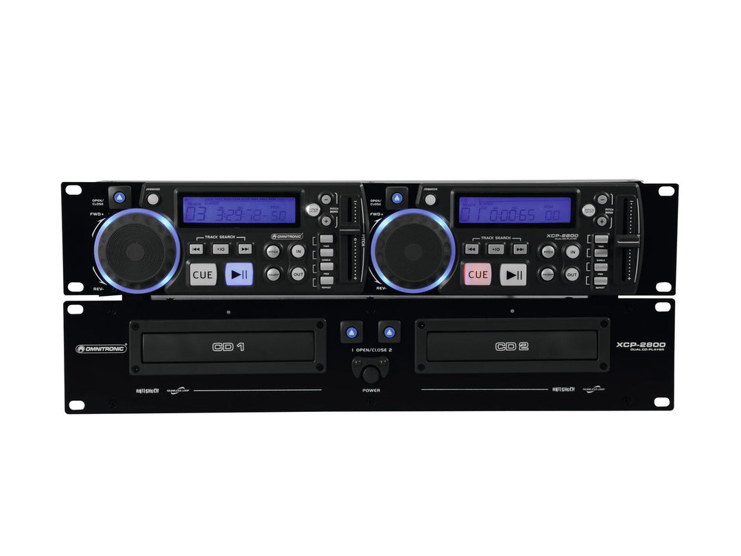 OMNITRONIC XCP-2800 dobbel CD-spiller