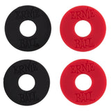 Ernie Ball 4603 Stroppblokker, Svart & Rød, 4 stk