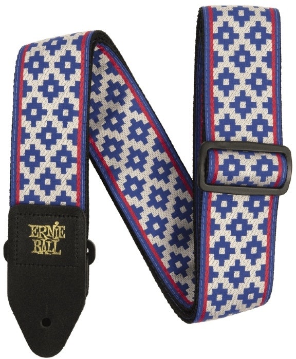 Ernie Ball Blå Crux Jacquard Stropp