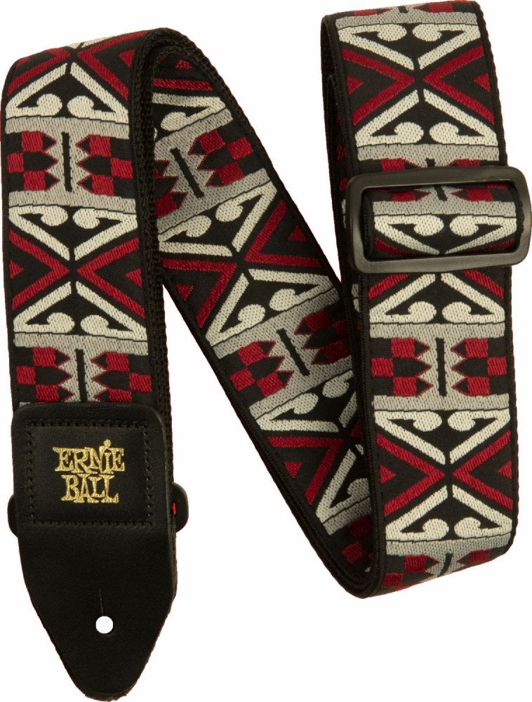 Ernie Ball 5339 Primal Rød, Jacquard Stropp