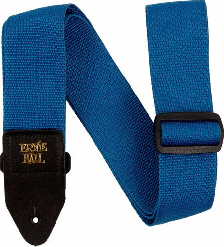 Ernie Ball 5352 PolyPro Gitarre Stropp Perleblå med Svart L