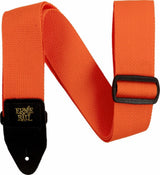 Ernie Ball 5353 Poly Gitarre Stropp Oransje med Svart Lær