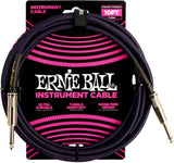 Ernie Ball 6393 Instrumentkabel Svart 3 Meter (15 ft) - Bla