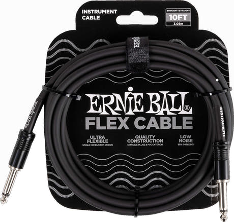 Ernie Ball 6434 FLEX instrumentkabel 3 m - Black
