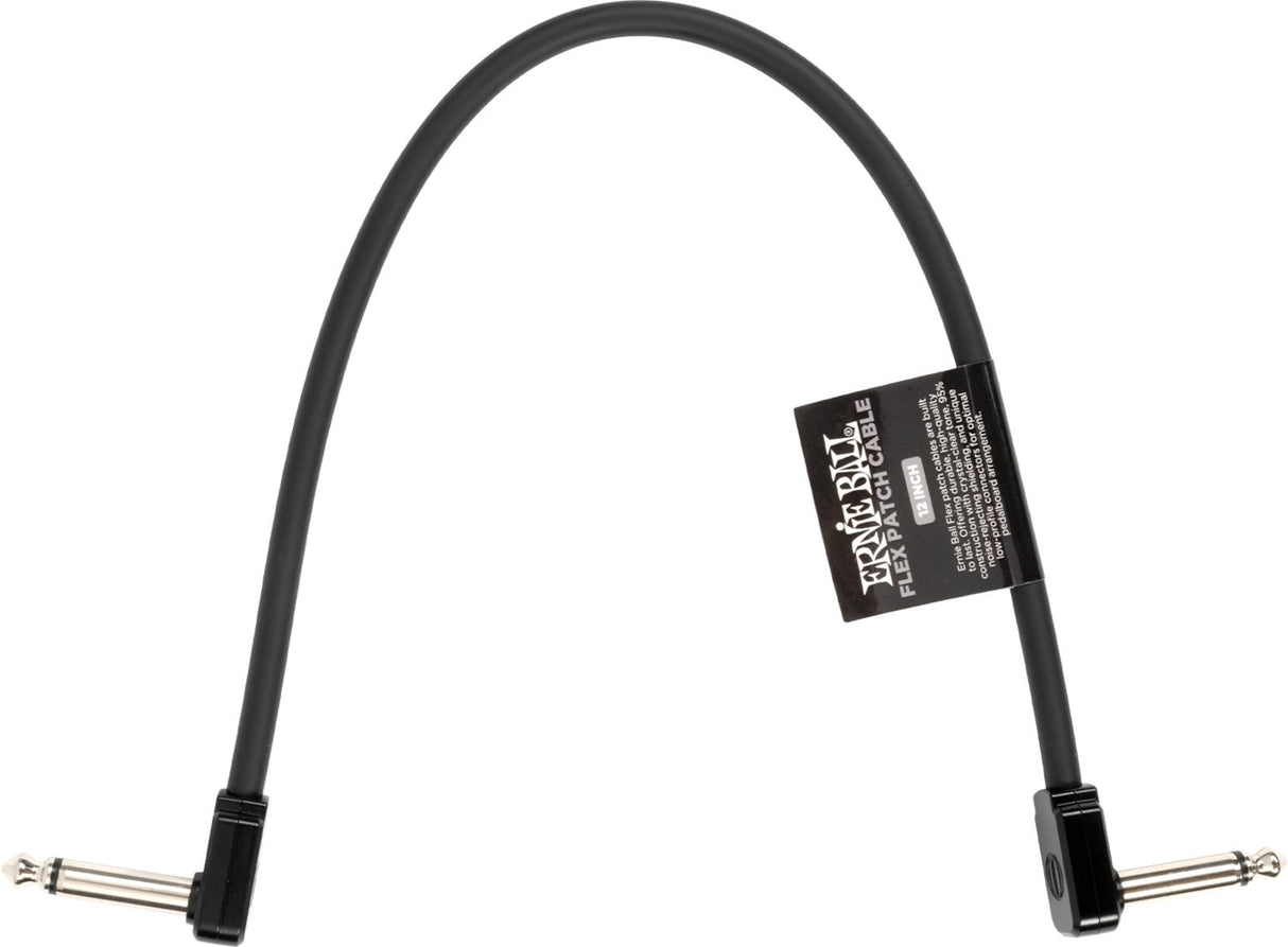 Ernie Ball 6440 Flex Patchkabel Svart 30cm