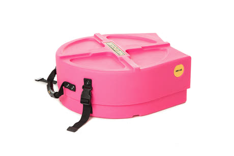 Hardcase 14" skarptromme-koffert rosa
