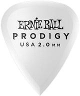 Ernie Ball EB-9202 2.0mm Hvit Standard Prodigy Plekk 6-pakning