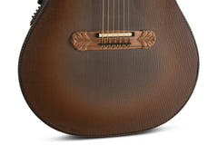 Adamas E-akustisk Gitarer 1687GT Deep uten cutaway - Reverse brun burst (1687GT-9W-G)